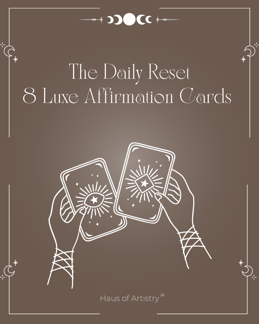 The daily reset affirmation cards